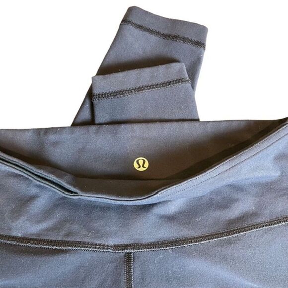 Lululemon Wunder Under Pant (Reversible) Cadet Blue 6 - Picture 8 of 10